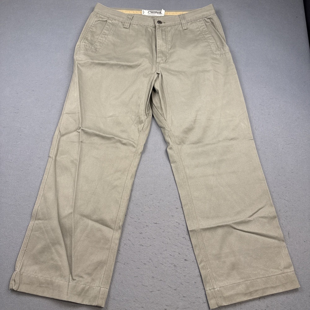 Mountain Khakis Original Mountain Relaxed Fit Pant Khaki Cotton Size 34/28.5